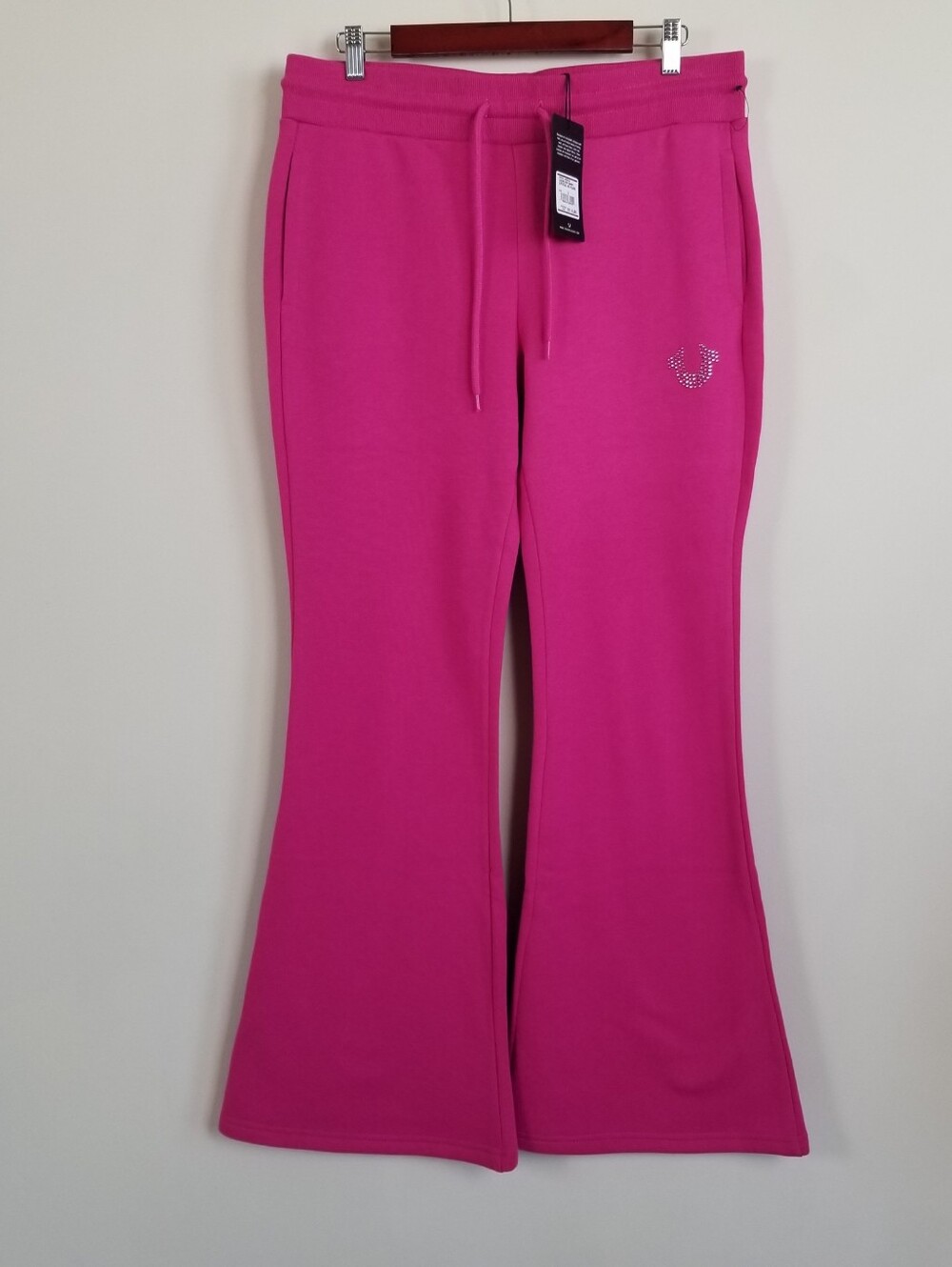True Religion Crystal Flare Sweatpants Size Large NWT